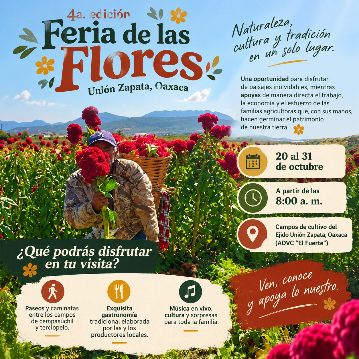 4a. edición de la Feria de las Flores